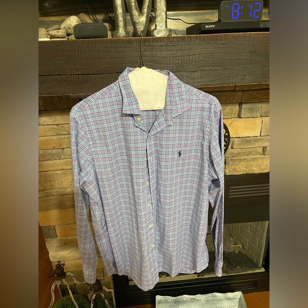 Men’s polo button down.